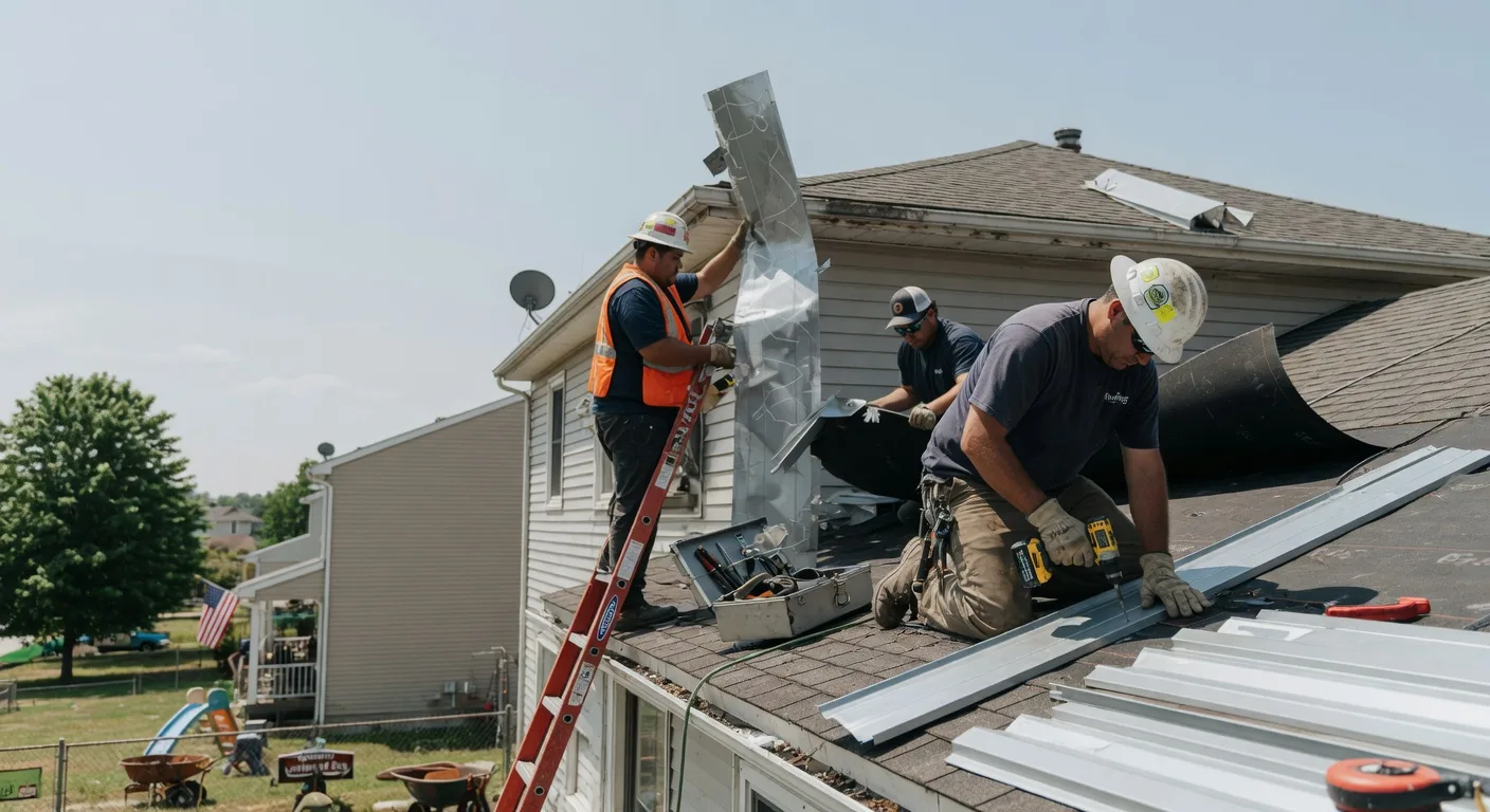 Storm Damage Metal Roof Repair in Lost Creek, WV